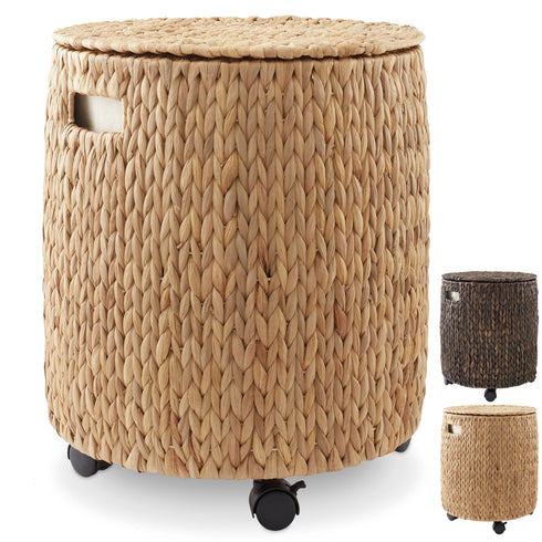 Rolling Storage Basket with Lid